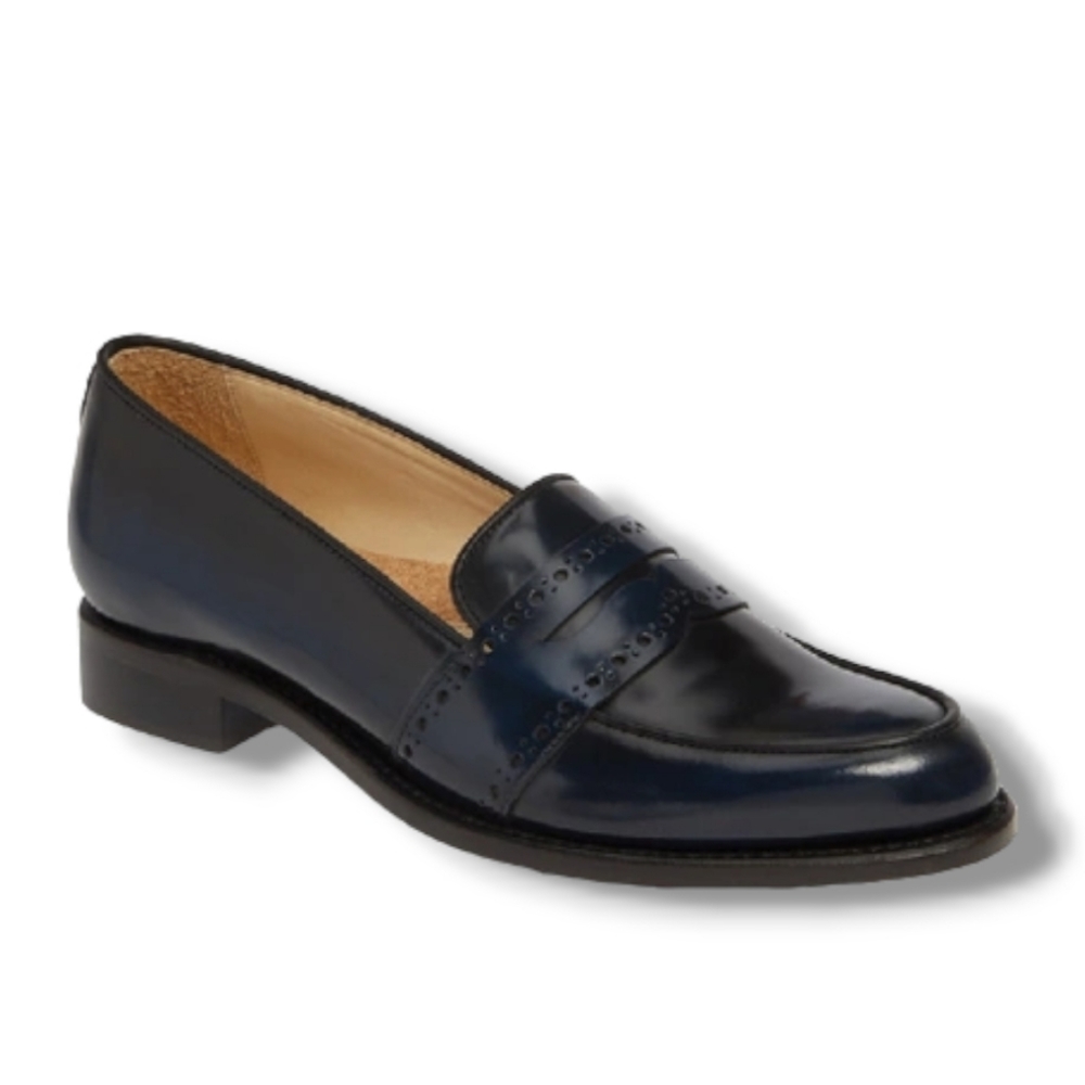 THE OFFICE OF ANGELA SCOTT Miss Madison Loafer in Ocean